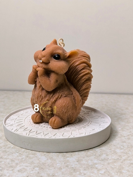 شمع تزیینی به شکل سنجاب – مناسب دکوراسیون رومانتیک