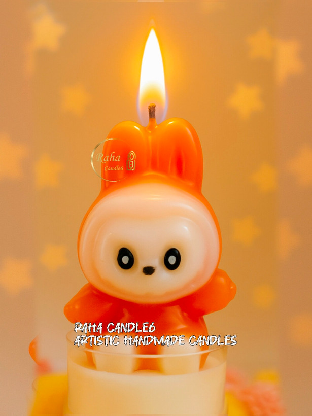 گیفت جشن تولد لبوبو وارمری نارنجی رها کندل۶