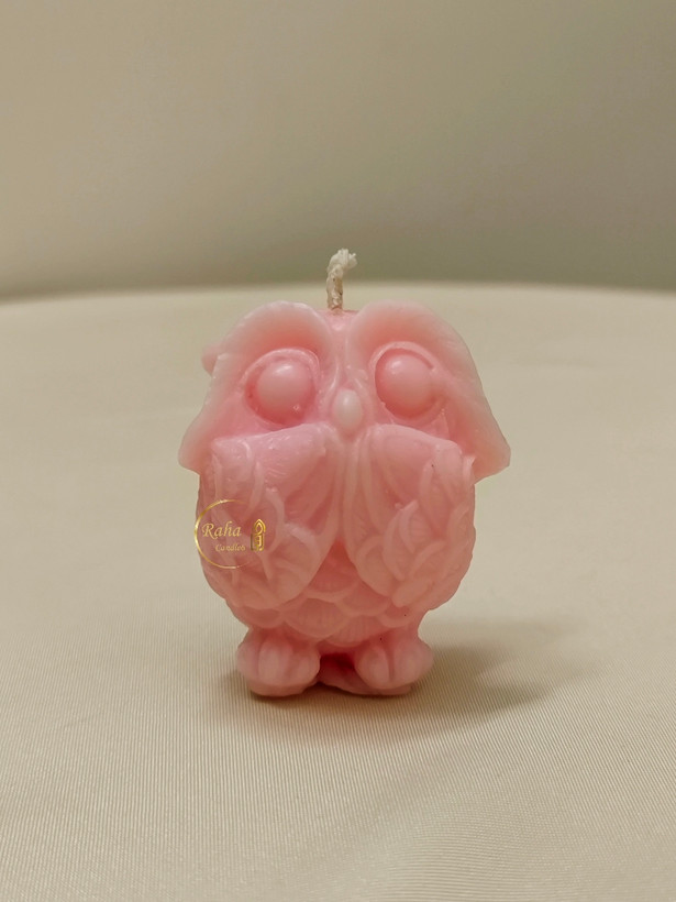 شمعهای فانتزی طرح جغد رنگی؛ مناسب دکور اتاق، هدیه و چیدمان هنری رها مال