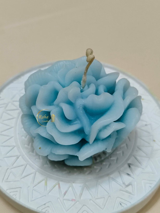 شمع فانتزی طرح گل رز و میخک رها کندل۶؛ مناسب دکور عاشقانه و هدیه مناسبتی