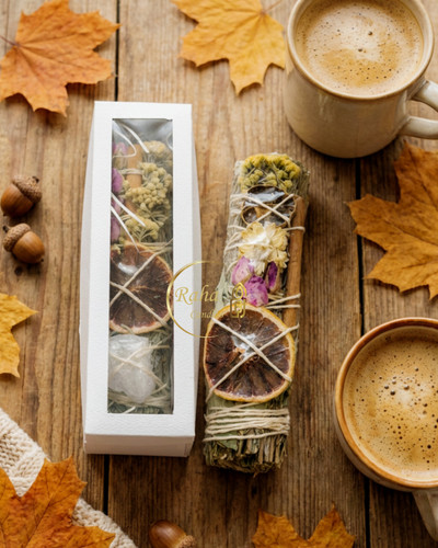 بسته اسماج گیاهی با ترکیب گیاهان معطر و عناصر طبیعی؛ مناسب مدیتیشن، تصفیه فضا و ایجاد آرامش در محیط