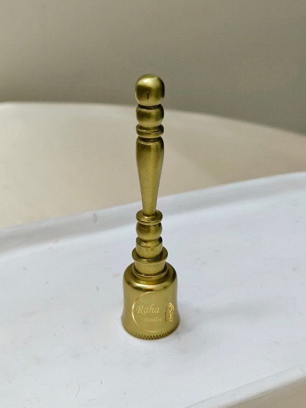 اسنوفر برنجی طلایی ارتفاع ۱۰ سانت – طراحی کلاسیک و لوکس رها مال